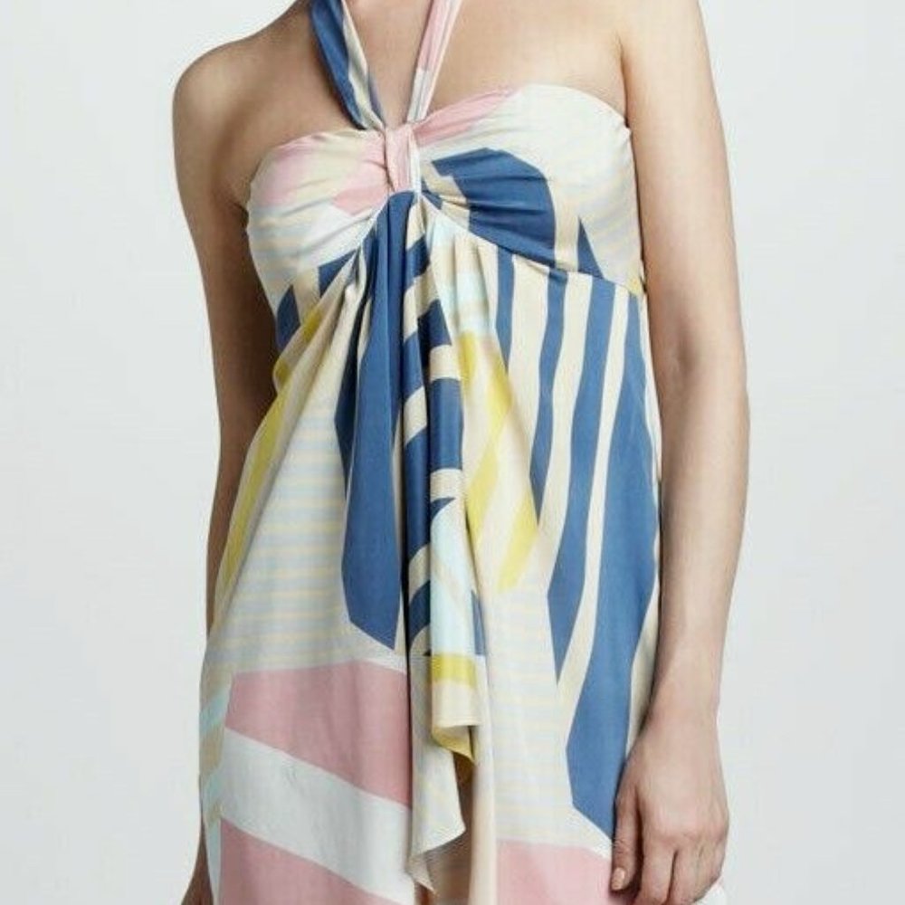 DKNY Silk Halter Dress